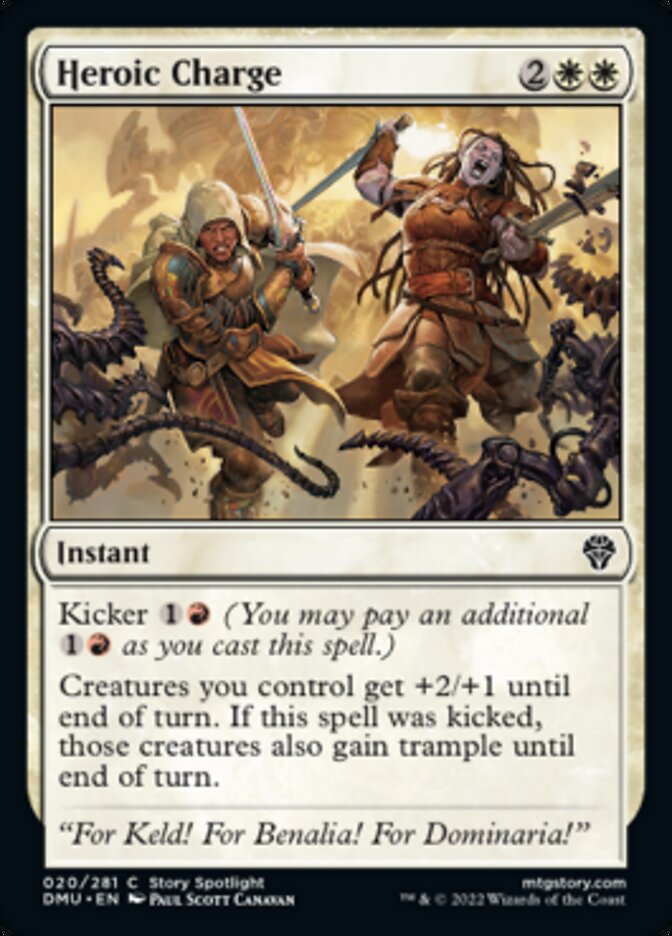 Heroic Charge [Dominaria United] Foil