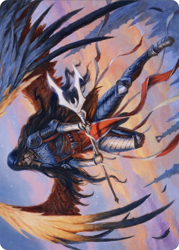 Liesa, Forgotten Archangel // Liesa, Forgotten Archangel  [Midnight Hunt Art Series] (Borderless) Foil