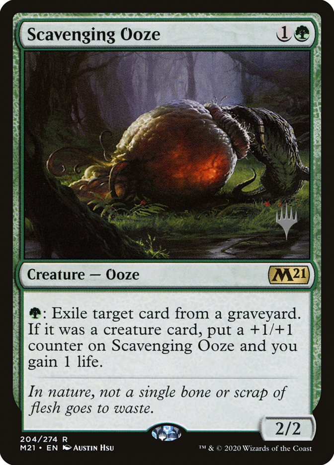 Scavenging Ooze (Promo Pack) [Core Set 2021 Promos] Foil