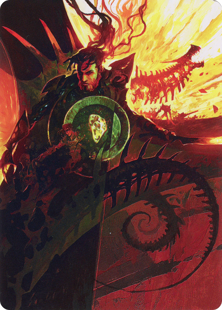 Mishra's Command // Mishra's Command  [The Brothers' War Art Series] (Borderless)