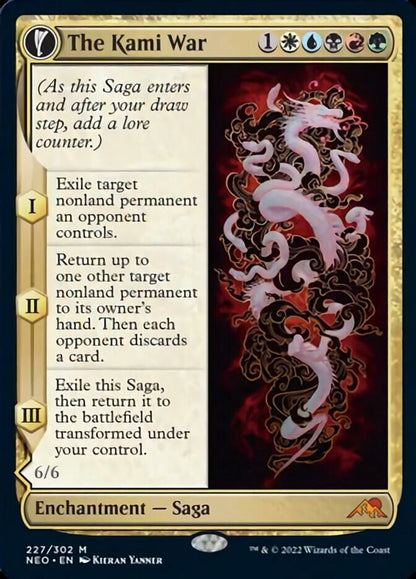 The Kami War // O-Kagachi Made Manifest [Kamigawa: Neon Dynasty] Foil