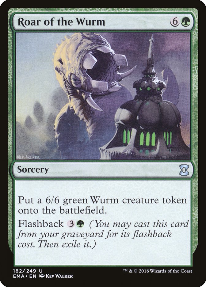 Roar of the Wurm [Eternal Masters] Foil