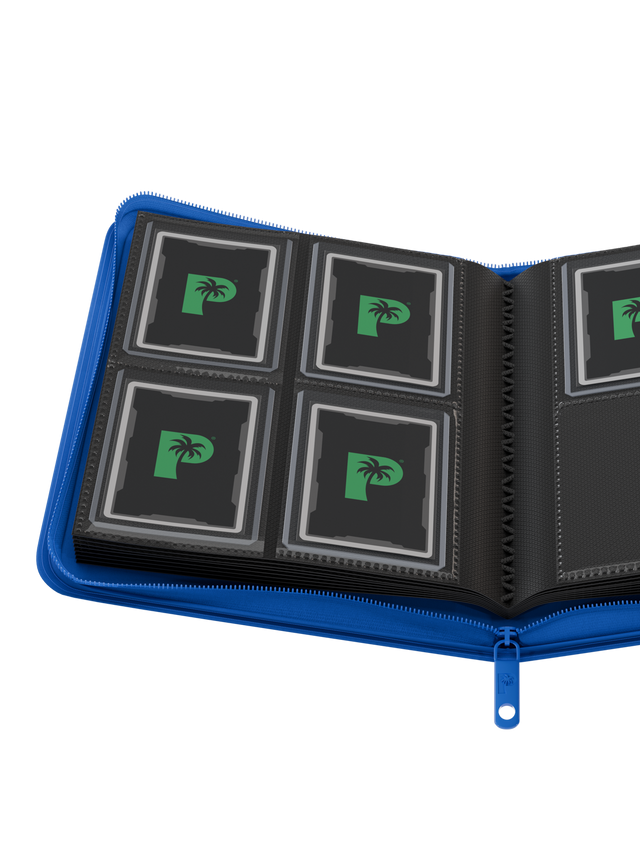 4-Pocket Top Loader Binder - Blue [Palms off Gaming]