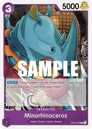 Minorhinoceros (OP03-069) - [Pillars of Strength]