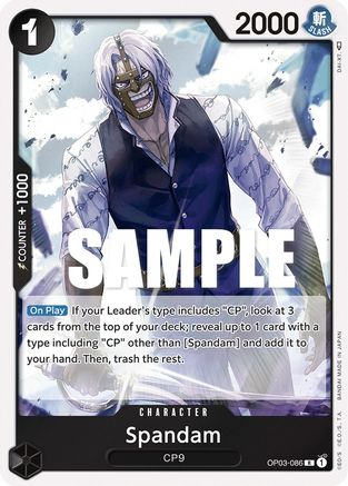 Spandam (OP03-086) - [Pillars of Strength] Foil