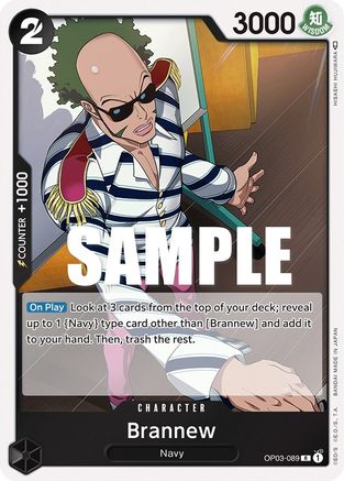 Brannew (OP03-089) - [Pillars of Strength] Foil