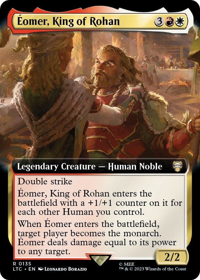 Eomer, King of Rohan (Extended Art) [The Lord of the Rings: Tales of Middle-Earth Commander] Foil