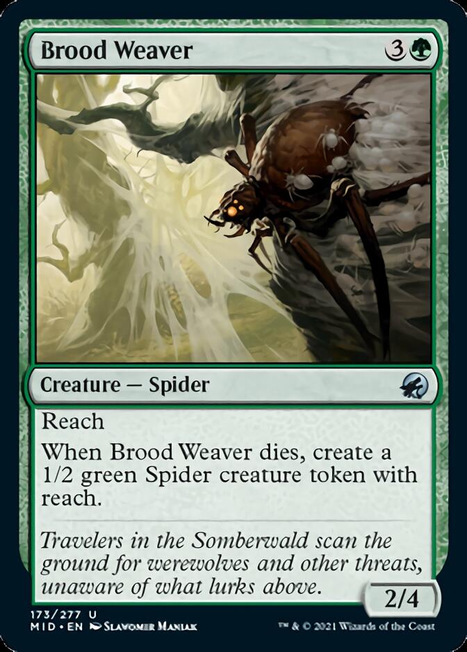 Brood Weaver [Innistrad: Midnight Hunt] Foil