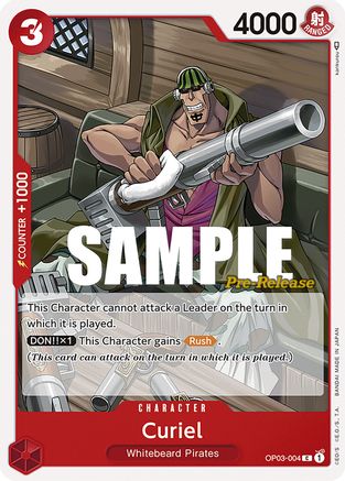 Curiel (OP03-004) - [Pillars of Strength Pre-Release Cards]