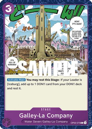 Galley-La Company (OP03-075) - [Pillars of Strength Pre-Release Cards]