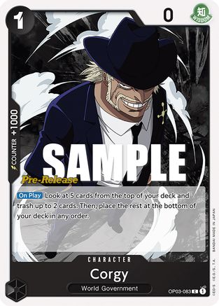 Corgy (OP03-083) - [Pillars of Strength Pre-Release Cards]