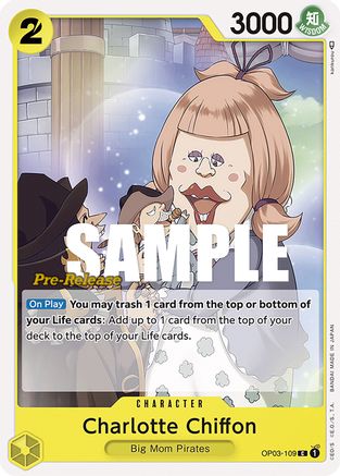 Charlotte Chiffon (OP03-109) - [Pillars of Strength Pre-Release Cards]