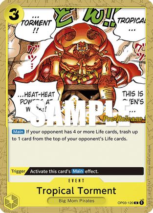 Tropical Torment (OP03-120) - [Pillars of Strength Pre-Release Cards]