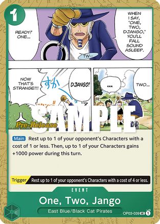 One, Two, Jango (OP03-039) - [Pillars of Strength Pre-Release Cards]