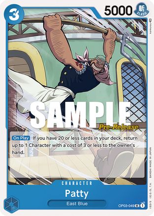 Patty (OP03-049) - [Pillars of Strength Pre-Release Cards]