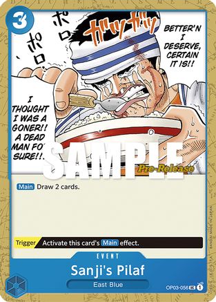 Sanji's Pilaf (OP03-056) - [Pillars of Strength Pre-Release Cards]