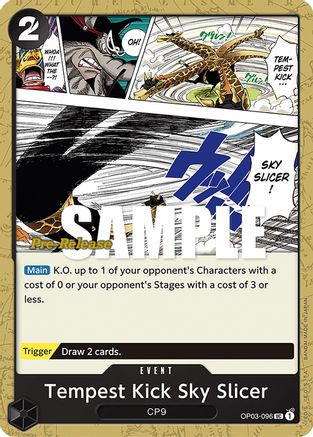 Tempest Kick Sky Slicer (OP03-096) - [Pillars of Strength Pre-Release Cards]