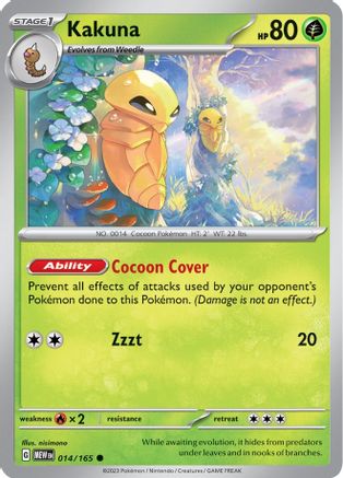 Kakuna (014/165) [Scarlet & Violet 151] Reverse Holofoil