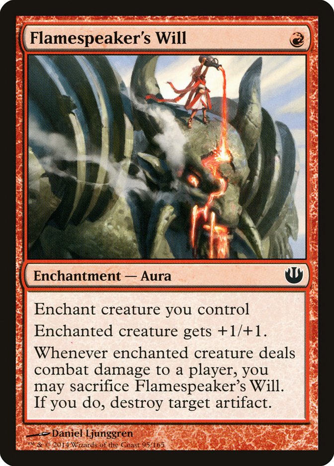 Flamespeaker's Will [Journey into Nyx] Foil