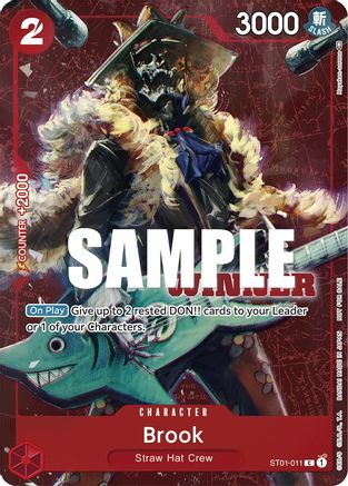 Brook (Winner Pack Vol. 4) (ST01-011) - [One Piece Promotion Cards] Foil