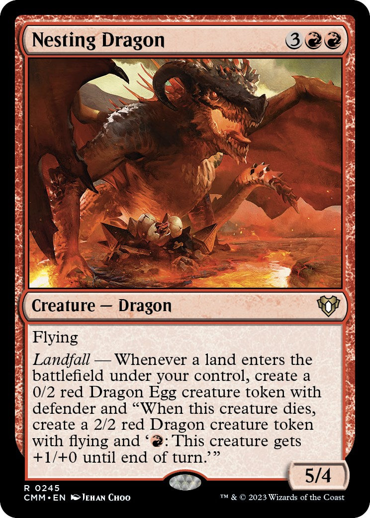 Nesting Dragon [Commander Masters] Foil