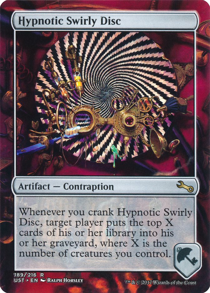 Hypnotic Swirly Disc [Unstable] Foil