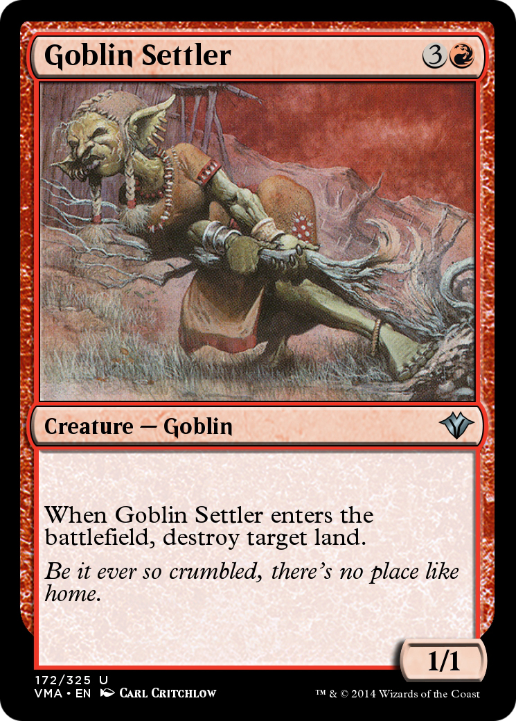 Goblin Settler  [Vintage Masters]