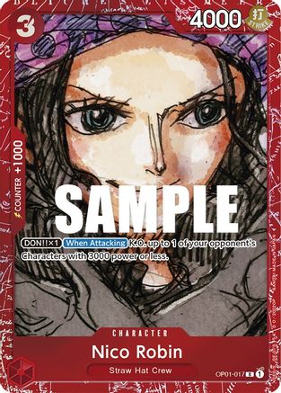 Nico Robin (Premium Card Collection -ONE PIECE FILM RED Edition-) (OP01-017) - [One Piece Promotion Cards] Foil