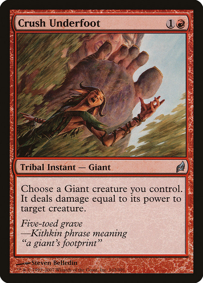 Crush Underfoot [Lorwyn] Foil