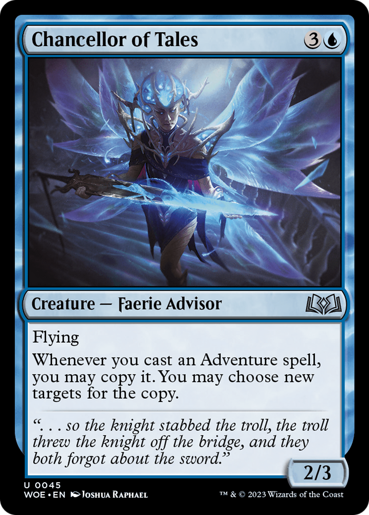Chancellor of Tales [Wilds of Eldraine] Foil