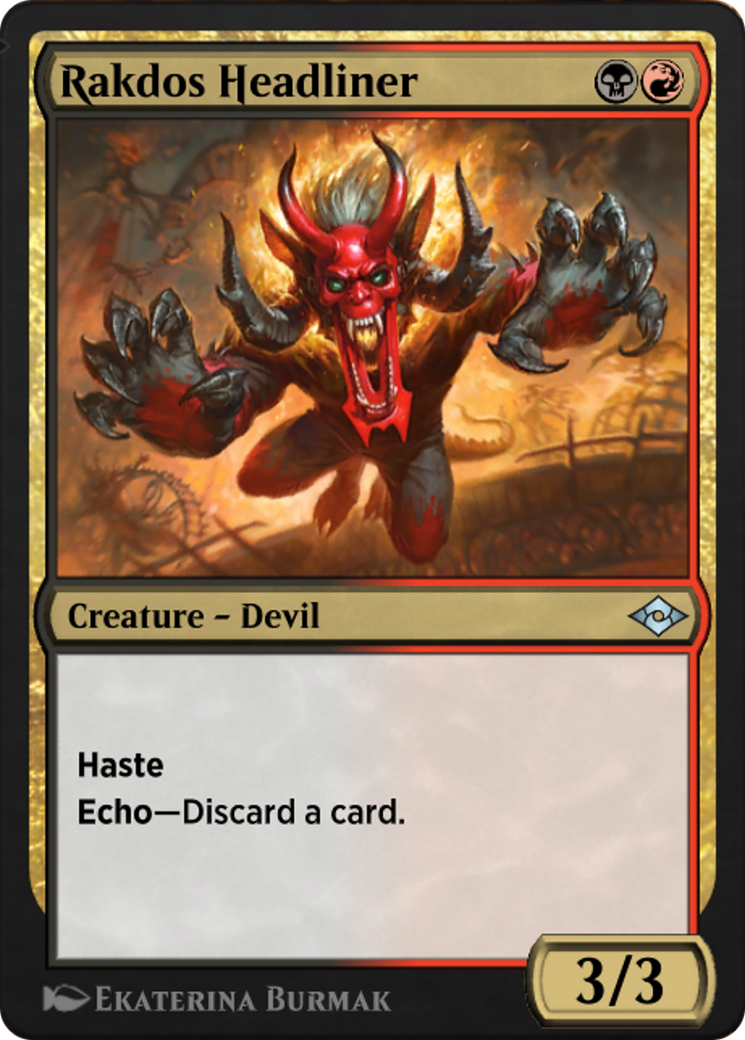 Rakdos Headliner  [Jumpstart: Historic Horizons]