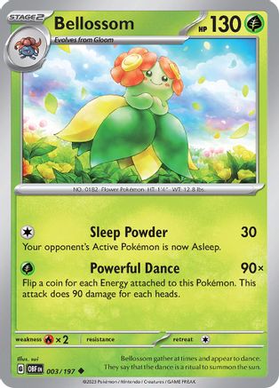 Bellossom (003/197) [Scarlet & Violet: Obsidian Flames] Reverse Holofoil