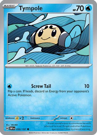 Tympole (050/197) [Scarlet & Violet: Obsidian Flames] Reverse Holofoil