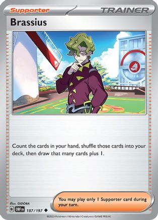 Brassius (187/197) [Scarlet & Violet: Obsidian Flames] Reverse Holofoil