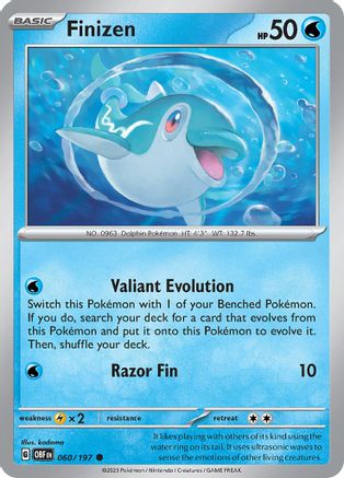 Finizen (060/197) [Scarlet & Violet: Obsidian Flames] Reverse Holofoil