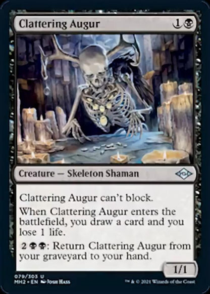 Clattering Augur [Modern Horizons 2] Foil