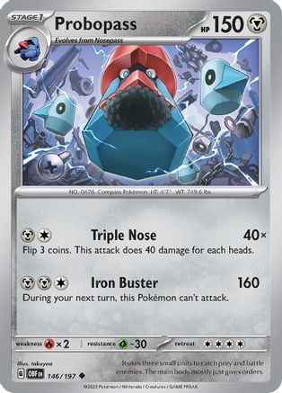 Probopass (146/197) [Scarlet & Violet: Obsidian Flames] Reverse Holofoil