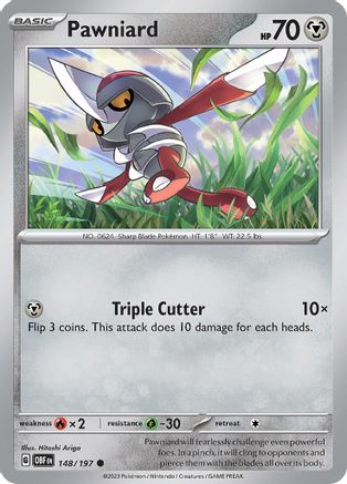 Pawniard (148/197) [Scarlet & Violet: Obsidian Flames] Reverse Holofoil