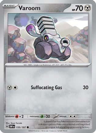 Varoom (155/197) [Scarlet & Violet: Obsidian Flames] Reverse Holofoil