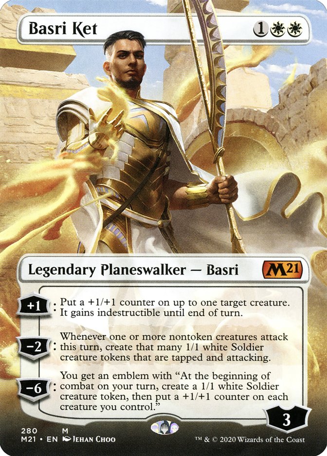 Basri Ket (Borderless) [Core Set 2021] Foil