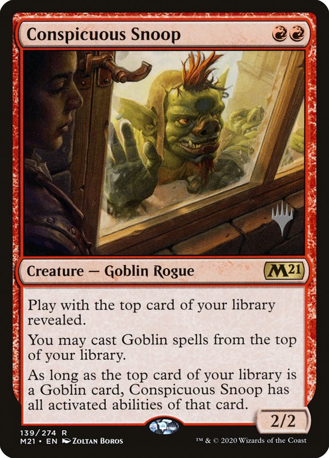 Conspicuous Snoop (Promo Pack) [Core Set 2021 Promos] Foil