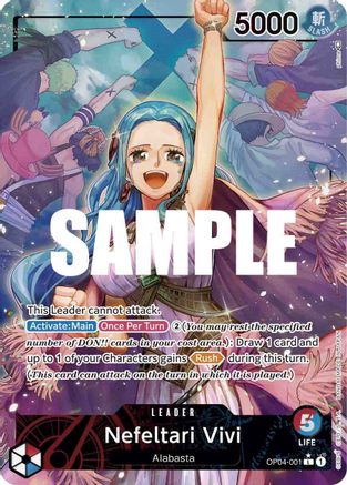 Nefeltari Vivi (001) (Alternate Art) (OP04-001) - [Kingdoms of Intrigue] Foil