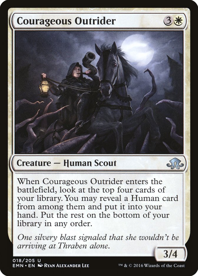 Courageous Outrider [Eldritch Moon] Foil