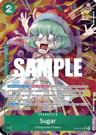 Sugar (Alternate Art) (OP04-024) - [Kingdoms of Intrigue] Foil