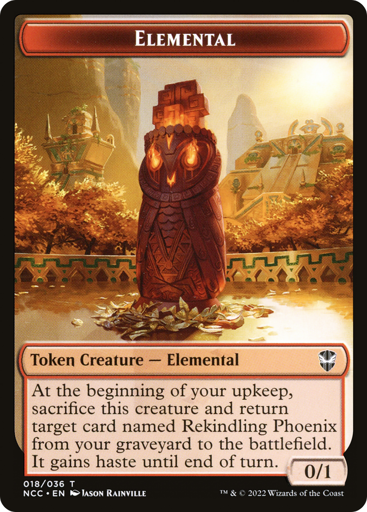 Elemental  [New Capenna Commander Tokens] Foil