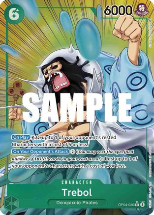 Trebol (Alternate Art) (OP04-030) - [Kingdoms of Intrigue] Foil