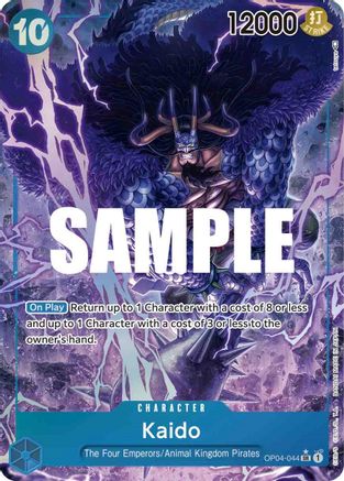 Kaido (Alternate Art) (OP04-044) - [Kingdoms of Intrigue] Foil