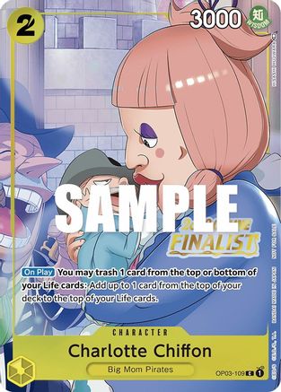 Charlotte Chiffon (Online Regional 2023) [Finalist] (OP03-109) - [One Piece Promotion Cards] Foil