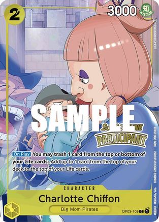 Charlotte Chiffon (Offline Regional 2023) [Participant] (OP03-109) - [One Piece Promotion Cards] Foil