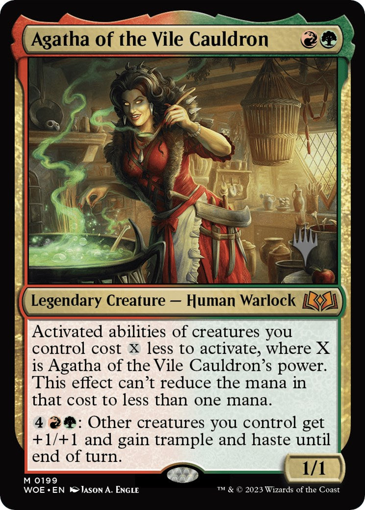 Agatha of the Vile Cauldron (Promo Pack) [Wilds of Eldraine Promos] Foil